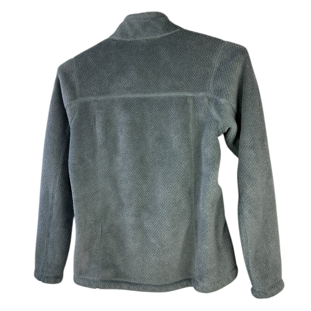 Patagonia Re-Tool Fleece 1/4 Snap-T Pullover Gray Aurea Pink Trim Women's Medium - Picture 11 of 12